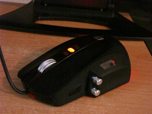 One of the best mice, the MS Sidewinder mouse.